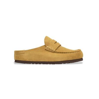 Birkenstock para homem. 1033144 Mocassins de Couro Naples Wrapped (Ajuste Regular) mostarda (43), Plano, Camurça, Nenhum, Casual Birkenstock para homem. 1033144 Mocassins de Couro Naples Wrapped (Ajuste Regular) mostarda (43), Plano, Camurça, Nenhum, Casual