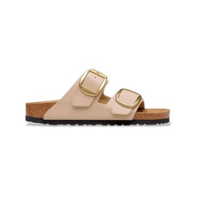 Birkenstock para mulher. 1031429 Sandálias Arizona Big Buckle Birko-Flor (Ajuste Estreito) bege (39), Plano, Fivela, Casual Birkenstock para mulher. 1031429 Sandálias Arizona Big Buckle Birko-Flor (Ajuste Estreito) bege (39), Plano, Fivela, Casual