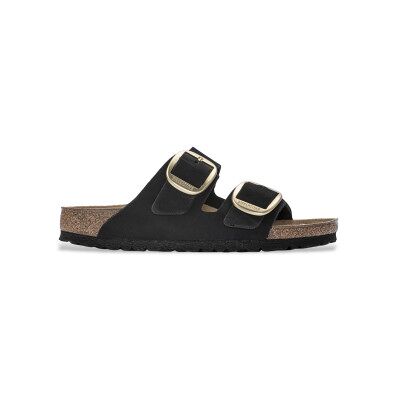 Birkenstock para mulher. 1023290 Sandálias de Couro Arizona Big Buckle Lenb (Ajuste Estreito) preto (39), Plano, Nenhum, Casual Birkenstock para mulher. 1023290 Sandálias de Couro Arizona Big Buckle Lenb (Ajuste Estreito) preto (39), Plano, Nenhum, Casual