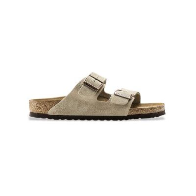 Birkenstock para mulher. 51463 Sandálias de Couro Arizona Leve (Ajuste Estreito) taupe (41), Plano, Camurça, Nenhum, Casual Birkenstock para mulher. 51463 Sandálias de Couro Arizona Leve (Ajuste Estreito) taupe (41), Plano, Camurça, Nenhum, Casual