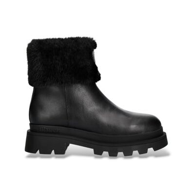 Blauer para mulher. F6KIMMEL10 Botins de pele Kimmel 10 preto (36), Couro, Plano, Zíper, Casual Blauer para mulher. F6KIMMEL10 Botins de pele Kimmel 10 preto (36), Couro, Plano, Zíper, Casual
