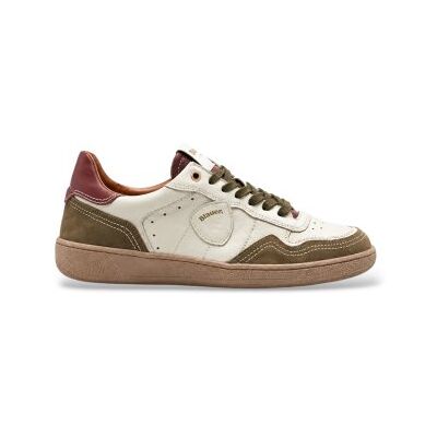 Blauer para homem. F6MURRAY22 Tênis de couro Murray22 branco (45), Plano, Cordão, Casual Blauer para homem. F6MURRAY22 Tênis de couro Murray22 branco (45), Plano, Cordão, Casual