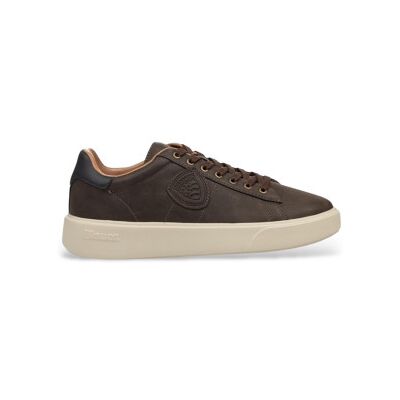 Blauer para homem. F5BUCK01 Sapatos de couro castanho Scarpa (46), Marrom, Plano, Cordão, Casual Blauer para homem. F5BUCK01 Sapatos de couro castanho Scarpa (46), Marrom, Plano, Cordão, Casual