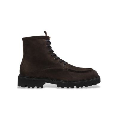 BOSS para homem. 50573413 Botas de pele Julio Halb castanho-escuro (44), Couro, Marrom, Plano, Zíper, Casual BOSS para homem. 50573413 Botas de pele Julio Halb castanho-escuro (44), Couro, Marrom, Plano, Zíper, Casual