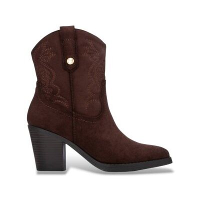 Xti para mulher. 14610503-MARRON Botins 146105 castanho (39), Marrom, 5 a 8cm, Zíper, Casual Xti para mulher. 14610503-MARRON Botins 146105 castanho (39), Marrom, 5 a 8cm, Zíper, Casual