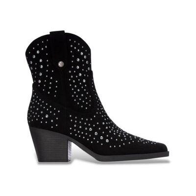 Xti para mulher. 14619202-NEGRO Botas 146192 preto (38), 5 a 8cm, Zíper, Casual Xti para mulher. 14619202-NEGRO Botas 146192 preto (38), 5 a 8cm, Zíper, Casual