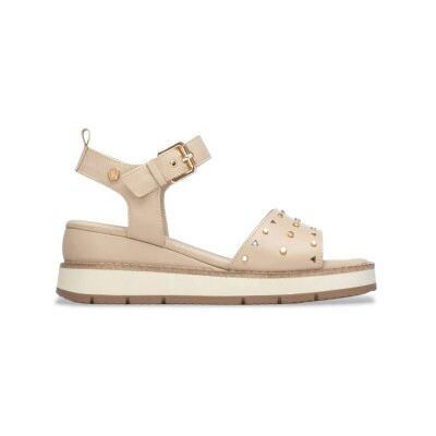 Carmela para mulher. 16324801-BEIGE Sandálias de couro 163248 castanho (37), Bege, 3 a 5cm, Fivela, Casual, Clássico Carmela para mulher. 16324801-BEIGE Sandálias de couro 163248 castanho (37), Bege, 3 a 5cm, Fivela, Casual, Clássico