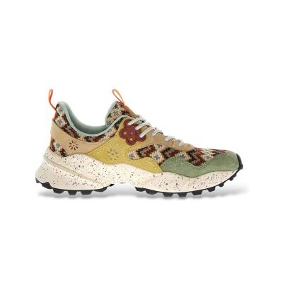 Flower Mountain para mulher. 2017822 Chinelos Kotetsu multicoloridos (38), Plano, Nubuck, Cordão, Casual, Verde Flower Mountain para mulher. 2017822 Chinelos Kotetsu multicoloridos (38), Plano, Nubuck, Cordão, Casual, Verde