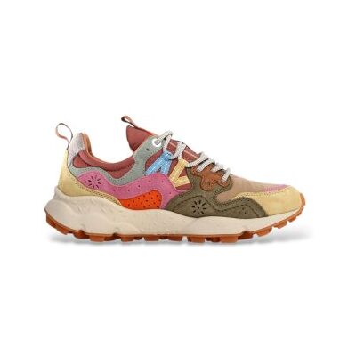 Flower Mountain para mulher. 2017817 Sapatilhas Yamano 3 multicoloridas (41), Bege, Plano, Nubuck, Cordão, Casual Flower Mountain para mulher. 2017817 Sapatilhas Yamano 3 multicoloridas (41), Bege, Plano, Nubuck, Cordão, Casual