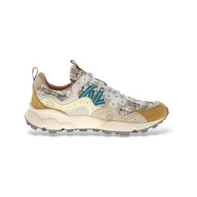 Flower Mountain para mulher. 2017817 Sapatilhas Yamano 3 multicoloridas (41), Branco, Plano, Nubuck, Cordão, Casual Flower Mountain para mulher. 2017817 Sapatilhas Yamano 3 multicoloridas (41), Branco, Plano, Nubuck, Cordão, Casual