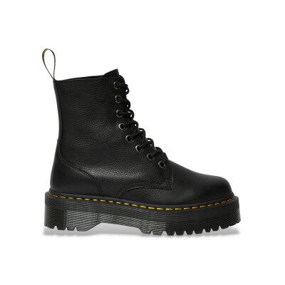 Dr Martens para mulher. 26378001 Botas de couro Jadon III preto (43), 5 a 8cm, Cordão, Zíper, Casual Dr Martens para mulher. 26378001 Botas de couro Jadon III preto (43), 5 a 8cm, Cordão, Zíper, Casual