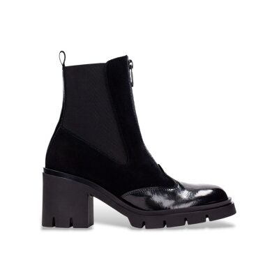Hispanitas para mulher. HI254280 Zurich Leather Ankle Boots preto (38), Couro, 5 a 8cm, Zíper, Casual Hispanitas para mulher. HI254280 Zurich Leather Ankle Boots preto (38), Couro, 5 a 8cm, Zíper, Casual