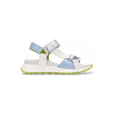 Hispanitas para mulher. CHV264807 Sandálias Ambar branco sujo, azul (41), Couro, 3 a 5cm, Velcro, Casual Hispanitas para mulher. CHV264807 Sandálias Ambar branco sujo, azul (41), Couro, 3 a 5cm, Velcro, Casual