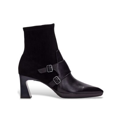 Hispanitas para mulher. HI254304 Botas de couro Atlanta preto (40), 5 a 8cm, Zíper, Casual Hispanitas para mulher. HI254304 Botas de couro Atlanta preto (40), 5 a 8cm, Zíper, Casual