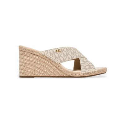 Michael Kors para mulher. 40R6KZMS1B Sandálias bege Kenzie (37), 3 a 5cm, Nenhum, Casual Michael Kors para mulher. 40R6KZMS1B Sandálias bege Kenzie (37), 3 a 5cm, Nenhum, Casual