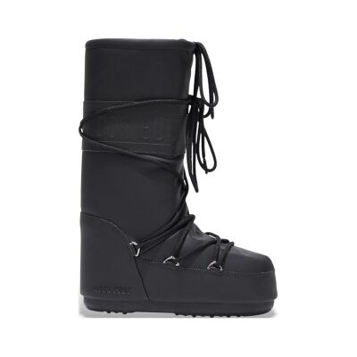 Moon Boot unisex. 80D1402760 Botas de borracha Icon pretas (35/38), Preto, Plano, Cordão, Casual Moon Boot unisex. 80D1402760 Botas de borracha Icon pretas (35/38), Preto, Plano, Cordão, Casual