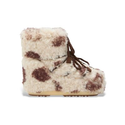 Moon Boot para mulher. 80D1409690 Botins Icon Low Curly bege (36/38), Plano, Cordão, Casual Moon Boot para mulher. 80D1409690 Botins Icon Low Curly bege (36/38), Plano, Cordão, Casual