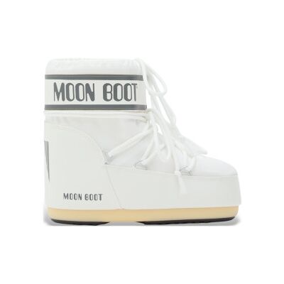 Moon Boot unisex. 80D1409340 Botas Icon Low Nylon brancas (42/44), Branco, Plano, Cordão, Casual Moon Boot unisex. 80D1409340 Botas Icon Low Nylon brancas (42/44), Branco, Plano, Cordão, Casual