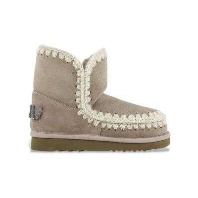 Mou para mulher. MU.FW101050A Botas de couro Eskimo 18 Glitter Logo taupe (39), 5 a 8cm, Nenhum, Casual Mou para mulher. MU.FW101050A Botas de couro Eskimo 18 Glitter Logo taupe (39), 5 a 8cm, Nenhum, Casual