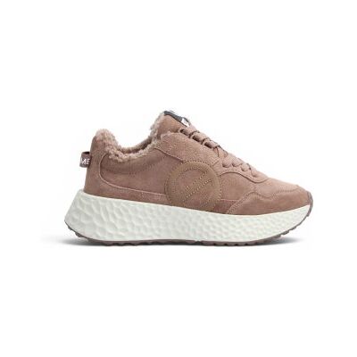 NO NAME para mulher. NNVESC0 Tênis de Couro Carter Jogger Cocoon castanho (39), Marrom, Plano, 1 a 3cm, Serraje, Cordão, Casual NO NAME para mulher. NNVESC0 Tênis de Couro Carter Jogger Cocoon castanho (39), Marrom, Plano, 1 a 3cm, Serraje, Cordão, Casual