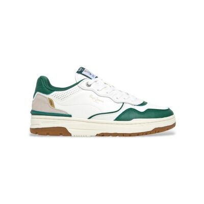 Pepe Jeans para homem. PMS00039 Chester Ivy Sneakers branco (44), Plano, Cordão, Casual Pepe Jeans para homem. PMS00039 Chester Ivy Sneakers branco (44), Plano, Cordão, Casual