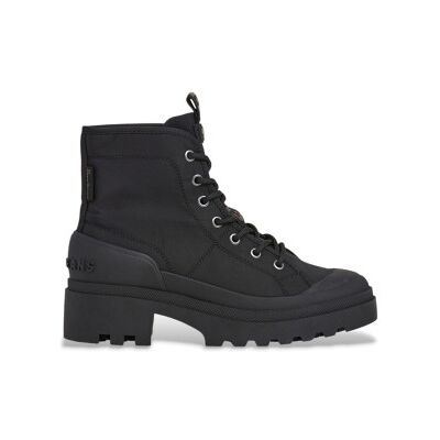 Pepe Jeans para mulher. PLS500007 Botas de tornozelo Hale City pretas (41), Preto, 3 a 5cm, Cordão, Zíper, Casual Pepe Jeans para mulher. PLS500007 Botas de tornozelo Hale City pretas (41), Preto, 3 a 5cm, Cordão, Zíper, Casual