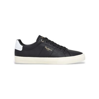 Pepe Jeans para homem. PMS31076 Ténis Kenton Fresh preto (43), Plano, Cordão, Casual Pepe Jeans para homem. PMS31076 Ténis Kenton Fresh preto (43), Plano, Cordão, Casual