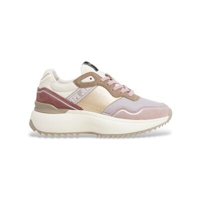 Pepe Jeans para mulher. PLS60042 Chinelos Kimi Glam em pele rosa e bege (37), Plano, Camurça, Cordão, Casual Pepe Jeans para mulher. PLS60042 Chinelos Kimi Glam em pele rosa e bege (37), Plano, Camurça, Cordão, Casual