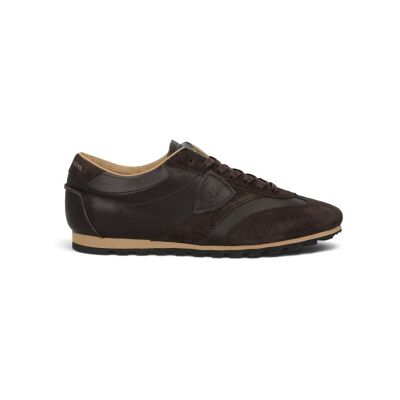 Philippe Model para homem. PNLU Sapatilhas de Pele Planche Low castanho (43), Couro, Marrom, Plano, Cordão, Casual Philippe Model para homem. PNLU Sapatilhas de Pele Planche Low castanho (43), Couro, Marrom, Plano, Cordão, Casual