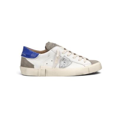 Philippe Model para mulher. PRLD Tênis de Couro Prsx Low branco (40), Plano, Cordão, Casual Philippe Model para mulher. PRLD Tênis de Couro Prsx Low branco (40), Plano, Cordão, Casual