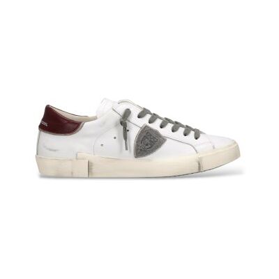Philippe Model para homem. PRLU Sapatilhas de Pele Prsx Low branco (41), Couro, Plano, Cordão, Casual Philippe Model para homem. PRLU Sapatilhas de Pele Prsx Low branco (41), Couro, Plano, Cordão, Casual