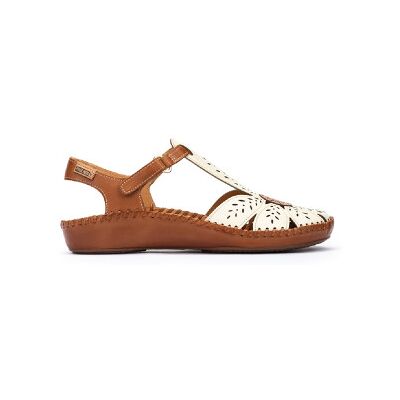 Pikolinos para mulher. 655-0841C1 Sapatos de couro semi-abertos com fecho de gancho e laço P. Vallarta branco (39), 1 a 3cm, Fivela, Casual Pikolinos para mulher. 655-0841C1 Sapatos de couro semi-abertos com fecho de gancho e laço P. Vallarta branco (39), 1 a 3cm, Fivela, Casual