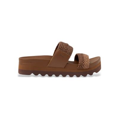 Reef para mulher. CJ8724 Sandálias Cushion Vista Hi sand (41), Marrom, 3 a 5cm, Nenhum, Casual, Beachwear Reef para mulher. CJ8724 Sandálias Cushion Vista Hi sand (41), Marrom, 3 a 5cm, Nenhum, Casual, Beachwear