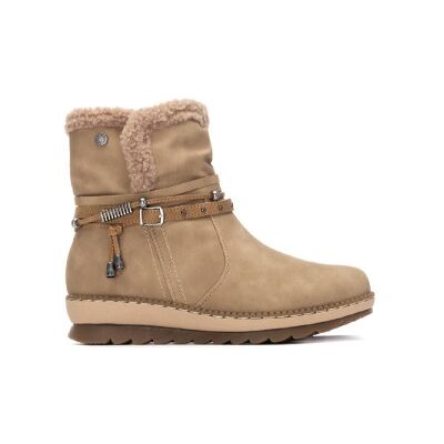 Refresh para mulher. 17325003-BEIGE Botins 173250 bege (37), 3 a 5cm, Zíper, Casual Refresh para mulher. 17325003-BEIGE Botins 173250 bege (37), 3 a 5cm, Zíper, Casual