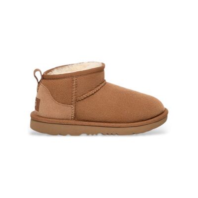 UGG para menina. 1130750K Classic Ultra Mini Leather Booties castanho (36), Couro, Marrom, Plano, Nenhum, Casual, Homewear, moda infantil UGG para menina. 1130750K Classic Ultra Mini Leather Booties castanho (36), Couro, Marrom, Plano, Nenhum, Casual, Homewear, moda infantil