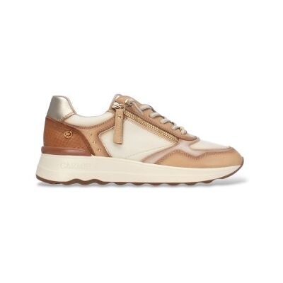Carmela para mulher. 16422101-BEIGE Tênis de Couro 164221 bege (38), 3 a 5cm, Zíper, Casual Carmela para mulher. 16422101-BEIGE Tênis de Couro 164221 bege (38), 3 a 5cm, Zíper, Casual