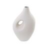 Beliani Jarro decorativo moderno Komotini de Porcelana Branco 20x10x32