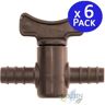 Suinga Llave de paso goteo 7mm (Pack 6)