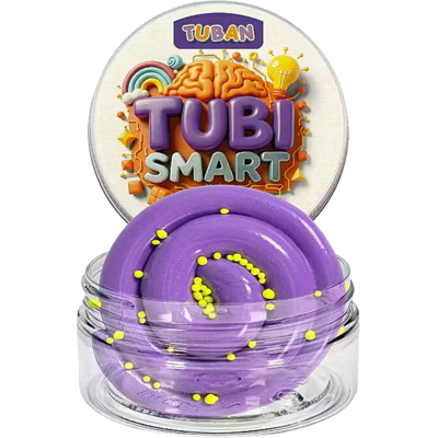 TUBAN TUBI SMART Massa de Modelar Alien 50g Plasticina Massa de Modelar Roxa Elástica + Bolinhas +6 TUBAN TUBI SMART Massa de Modelar Alien 50g Plasticina Massa de Modelar Roxa Elástica + Bolinhas +6
