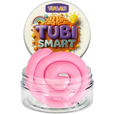 TUBAN TUBI SMART Massa de Modelar Milky Pink 50g Plasticina Massa de Modelar Elástica +6 Anos TUBAN TUBI SMART Massa de Modelar Milky Pink 50g Plasticina Massa de Modelar Elástica +6 Anos