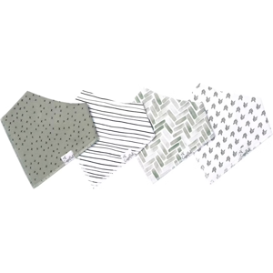 Copper Pearl Bandanas Bibs Padrão Alta Conjunto de 4 Ajustável 3-36 Meses Copper Pearl Bandanas Bibs Padrão Alta Conjunto de 4 Ajustável 3-36 Meses