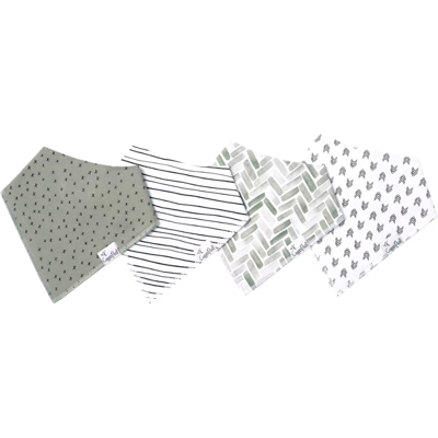 Copper Pearl Bandanas Bibs Padrão Alta Conjunto de 4 Ajustável 3-36 Meses Copper Pearl Bandanas Bibs Padrão Alta Conjunto de 4 Ajustável 3-36 Meses