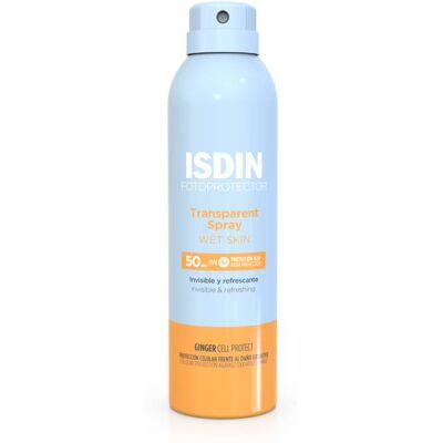 Protetor solar em spray SPF 50+ Isdin - À prova d'água - 250ml Protetor solar em spray SPF 50+ Isdin - À prova d'água - 250ml