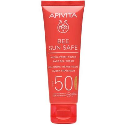 Apivita SPF50 Gel-Cremes Hidratante Tinto Para Rosto Apivita SPF50 Gel-Cremes Hidratante Tinto Para Rosto