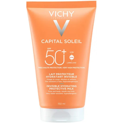 Vichy Capital Soleil Leite Hidratante SPF50+ 150ml Protetor Solar Resistente à Água Vichy Capital Soleil Leite Hidratante SPF50+ 150ml Protetor Solar Resistente à Água