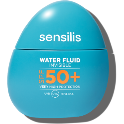 Sensilis Water Fluid Invisível SPF50+ 40ml Protetor Solar Rosto Textura água Sensilis Water Fluid Invisível SPF50+ 40ml Protetor Solar Rosto Textura água