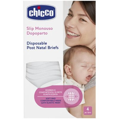 Chicco Cuecas Monouso Pós-Parto Rede Elástica x4 Chicco Cuecas Monouso Pós-Parto Rede Elástica x4