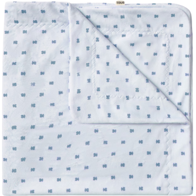 Tous Baby Manta Bebé de Pelo Curto Azul Ursos 75x75cm Tous Baby Manta Bebé de Pelo Curto Azul Ursos 75x75cm