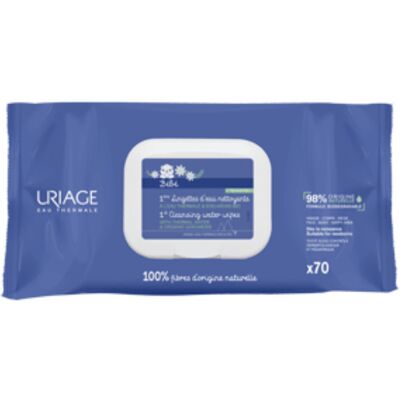 Uriage Bebé 1ºs Toalhetes de Limpeza x70 Uriage Bebé 1ºs Toalhetes de Limpeza x70