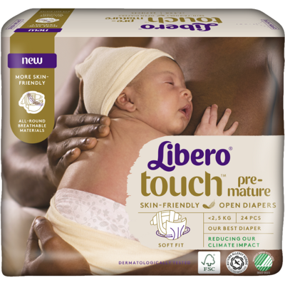 Fraldas Prematuras Libero Touch - Respiráveis & Suaves Fraldas Prematuras Libero Touch - Respiráveis & Suaves